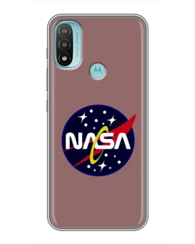 Чехол для Motorola MOTO E40 с картинкой «NASA — ретро космос» Чехол для Motorola MOTO E40 с картинкой «NASA — ретро космос»