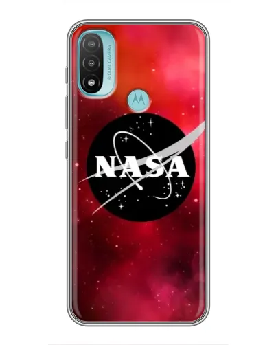 Чехол для Motorola MOTO E40 с картинкой «NASA — красная туманность» Чехол для Motorola MOTO E40 с картинкой «NASA — красная туманность»