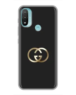 Чехол для Motorola MOTO E40 с картинкой «Минимализм Gucci»