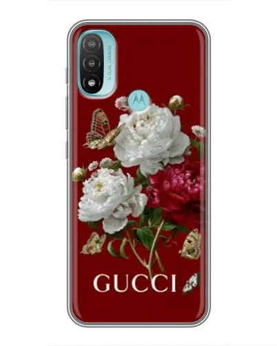 Чехол для Motorola MOTO E40 с картинкой «Gucci —  сад»