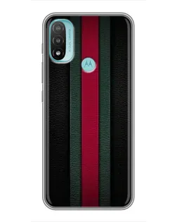 Чехол для Motorola MOTO E40 с картинкой «Gucci — неоновая линия»