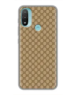 Чохол для Motorola MOTO E40 з картинкою «Gucci — класичний беж» Чохол для Motorola MOTO E40 з картинкою «Gucci — класичний беж»
