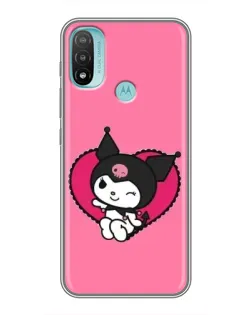Чехол для Motorola MOTO E40 с картинкой «Kuromi — любовь в сердце» Чехол для Motorola MOTO E40 с картинкой «Kuromi — любовь в сердце»