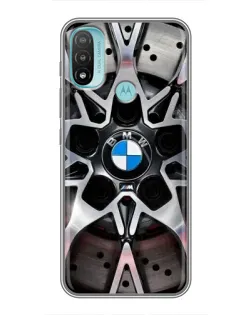Чехол для Motorola MOTO E40 с картинкой «BMW — деталь диска» Чехол для Motorola MOTO E40 с картинкой «BMW — деталь диска»