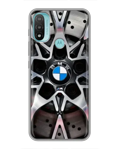 Чехол для Motorola MOTO E40 с картинкой «BMW — деталь диска» Чехол для Motorola MOTO E40 с картинкой «BMW — деталь диска»