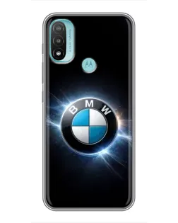 Чехол для Motorola MOTO E40 с картинкой «BMW — неоновое сияние» Чехол для Motorola MOTO E40 с картинкой «BMW — неоновое сияние»