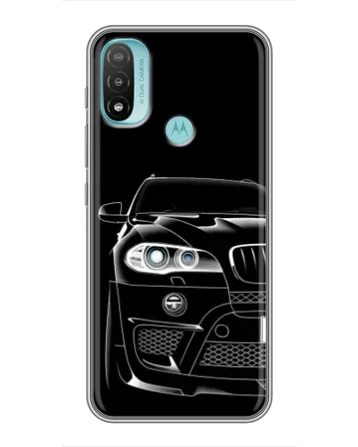 Чехол для Motorola MOTO E40 с картинкой «Темный силуэт BMW» Чехол для Motorola MOTO E40 с картинкой «Темный силуэт BMW»