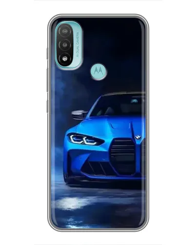 Чехол для Motorola MOTO E40 с картинкой «Голубая BMW M4» Чехол для Motorola MOTO E40 с картинкой «Голубая BMW M4»