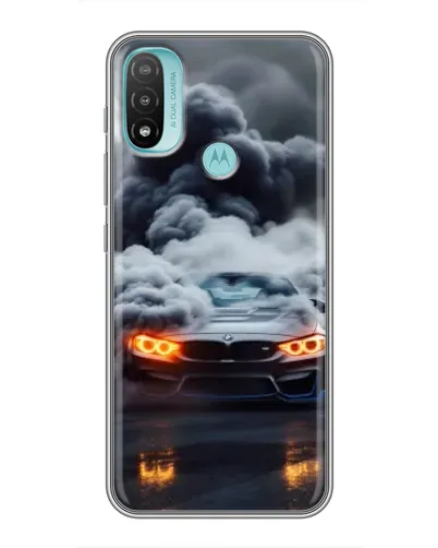 Чехол для Motorola MOTO E40 с картинкой «BMW в дыму» Чехол для Motorola MOTO E40 с картинкой «BMW в дыму»