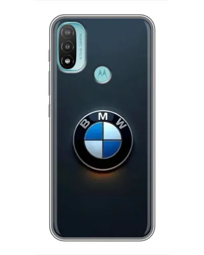 Чехол для Motorola MOTO E40 с картинкой «Логотип BMW — минимализм» Чехол для Motorola MOTO E40 с картинкой «Логотип BMW — минимализм»