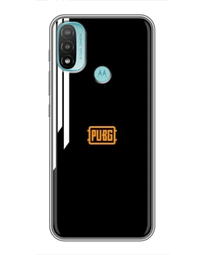 Чехол для Motorola MOTO E40 с картинкой «PUBG — вертикальные линии»