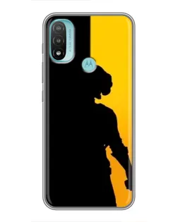 Чехол для Motorola MOTO E40 с картинкой «Тень воина PUBG»