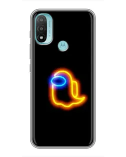 Чехол для Motorola MOTO E40 с картинкой «Among Us неоновое сияние» Чехол для Motorola MOTO E40 с картинкой «Among Us неоновое сияние»