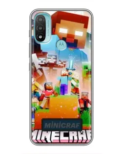 Чехол для Motorola MOTO E40 с картинкой «Minecraft герои игры» Чехол для Motorola MOTO E40 с картинкой «Minecraft герои игры»