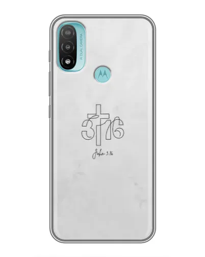 Чехол для Motorola MOTO E40 с картинкой «Иоанна 3:16 Крест» Чехол для Motorola MOTO E40 с картинкой «Иоанна 3:16 Крест»