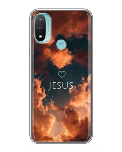 Чехол для Motorola MOTO E40 с картинкой «Сияние Имени Jesus» Чехол для Motorola MOTO E40 с картинкой «Сияние Имени Jesus»