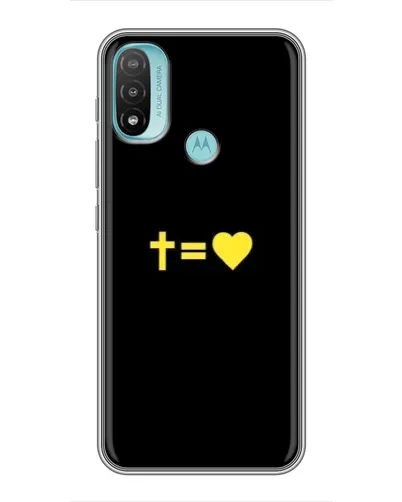 Чехол для Motorola MOTO E40 с картинкой «Сердце и Крест» Чехол для Motorola MOTO E40 с картинкой «Сердце и Крест»
