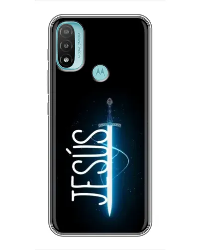 Чехол для Motorola MOTO E40 с картинкой «Меч Духа Jesus» Чехол для Motorola MOTO E40 с картинкой «Меч Духа Jesus»