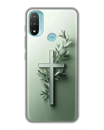 Чехол для Motorola MOTO E40 с картинкой «Оливковая ветвь» Чехол для Motorola MOTO E40 с картинкой «Оливковая ветвь»