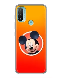 Чехол для Motorola MOTO E40 с картинкой «Mickey в круге»