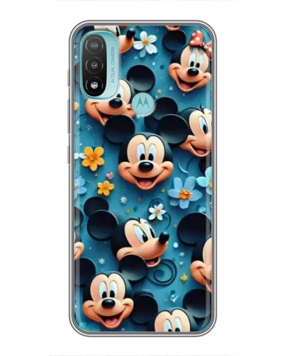 Чехол для Motorola MOTO E40 с картинкой «Паттерн Микки и Минни» Чехол для Motorola MOTO E40 с картинкой «Паттерн Микки и Минни»