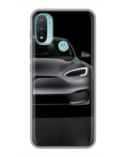 Чехол для Motorola MOTO E40 с картинкой «Tesla Model S Look» Чехол для Motorola MOTO E40 с картинкой «Tesla Model S Look»
