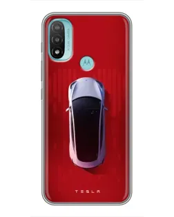 Чехол для Motorola MOTO E40 с картинкой «Tesla Top View» Чехол для Motorola MOTO E40 с картинкой «Tesla Top View»
