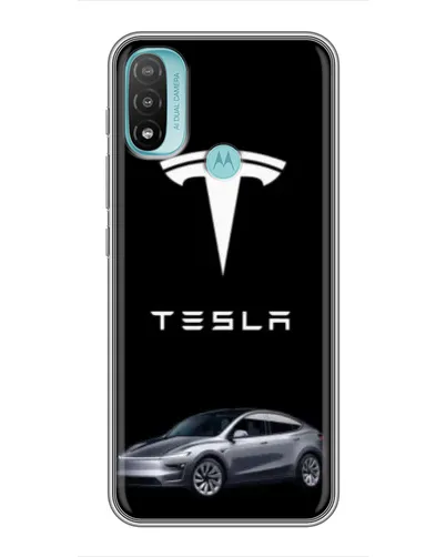 Чехол для Motorola MOTO E40 с картинкой «Tesla Model Y» Чехол для Motorola MOTO E40 с картинкой «Tesla Model Y»