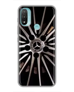 Чохол для Motorola MOTO E40 з картинкою «Диск Mercedes»