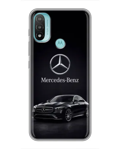 Чехол для Motorola MOTO E40 с картинкой «Mercedes — решетка радиатора» Чехол для Motorola MOTO E40 с картинкой «Mercedes — решетка радиатора»