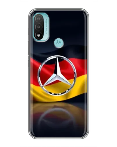 Чехол для Motorola MOTO E40 с картинкой «Mercedes — флаг Германии» Чехол для Motorola MOTO E40 с картинкой «Mercedes — флаг Германии»