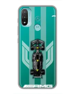 Чехол для Motorola MOTO E40 с картинкой «Mercedes AMG Petronas»
