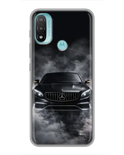 Чехол для Motorola MOTO E40 с картинкой «Mercedes в дыму» Чехол для Motorola MOTO E40 с картинкой «Mercedes в дыму»
