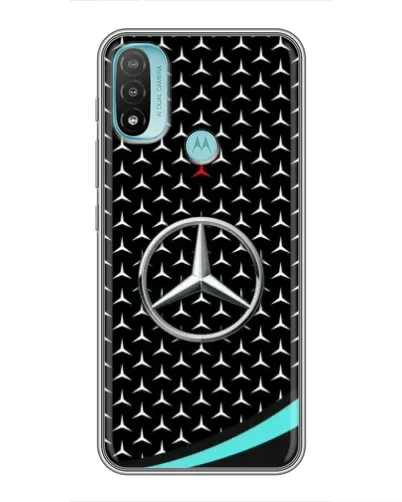Чехол для Motorola MOTO E40 с картинкой «Mercedes — бирюзовый акцент» Чехол для Motorola MOTO E40 с картинкой «Mercedes — бирюзовый акцент»