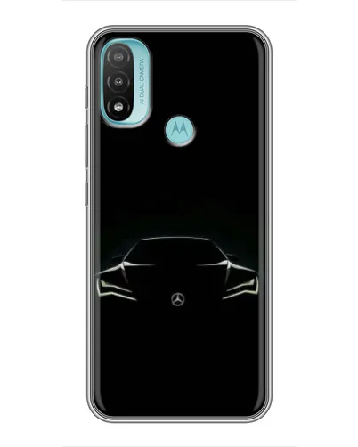 Чохол для Motorola MOTO E40 з картинкою «Mercedes — силует авто» Чохол для Motorola MOTO E40 з картинкою «Mercedes — силует авто»