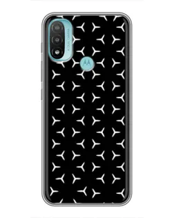 Чохол для Motorola MOTO E40 з картинкою «Mercedes паттерн зірок»