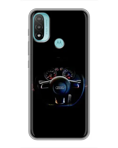 Чехол для Motorola MOTO E40 с картинкой «Салон Audi — руль» Чехол для Motorola MOTO E40 с картинкой «Салон Audi — руль»