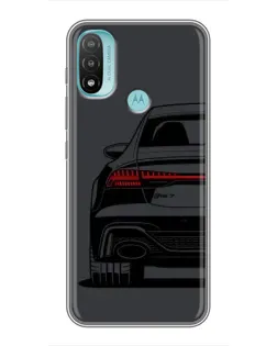 Чехол для Motorola MOTO E40 с картинкой «Задняя часть Audi — арт»