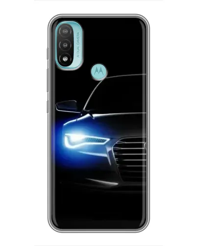 Чехол для Motorola MOTO E40 с картинкой «Неоновый взгляд Audi» Чехол для Motorola MOTO E40 с картинкой «Неоновый взгляд Audi»