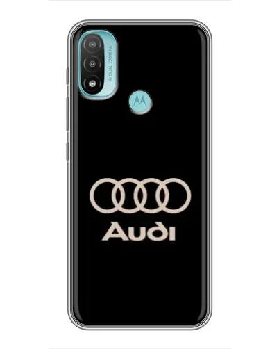 Чехол для Motorola MOTO E40 с картинкой «Audi — золотой логотип» Чехол для Motorola MOTO E40 с картинкой «Audi — золотой логотип»