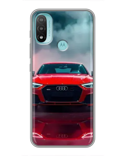 Чехол для Motorola MOTO E40 с картинкой «Audi RS — красный стиль» Чехол для Motorola MOTO E40 с картинкой «Audi RS — красный стиль»