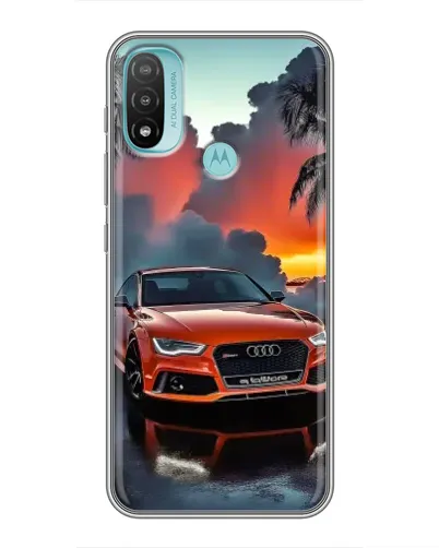 Чехол для Motorola MOTO E40 с картинкой «Audi — закат» Чехол для Motorola MOTO E40 с картинкой «Audi — закат»