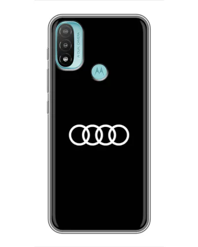 Чехол для Motorola MOTO E40 с картинкой «Audi White Logo» Чехол для Motorola MOTO E40 с картинкой «Audi White Logo»