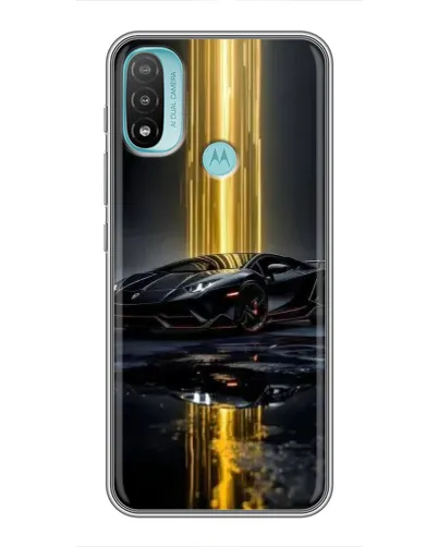 Чехол для Motorola MOTO E40 с картинкой «Ночной Lamborghini драйв» Чехол для Motorola MOTO E40 с картинкой «Ночной Lamborghini драйв»