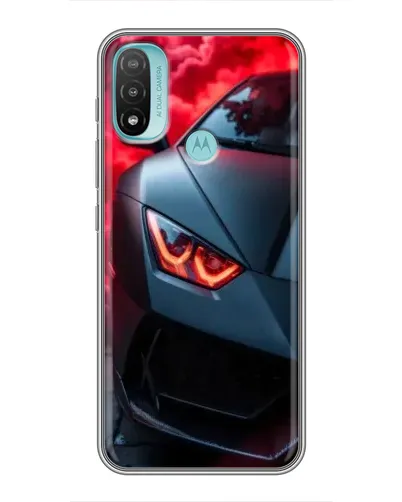 Чехол для Motorola MOTO E40 с картинкой «Lamborghini красное сияние» Чехол для Motorola MOTO E40 с картинкой «Lamborghini красное сияние»