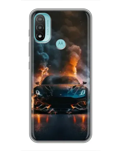 Чехол для Motorola MOTO E40 с картинкой «Lamborghini дымная эстетика» Чехол для Motorola MOTO E40 с картинкой «Lamborghini дымная эстетика»