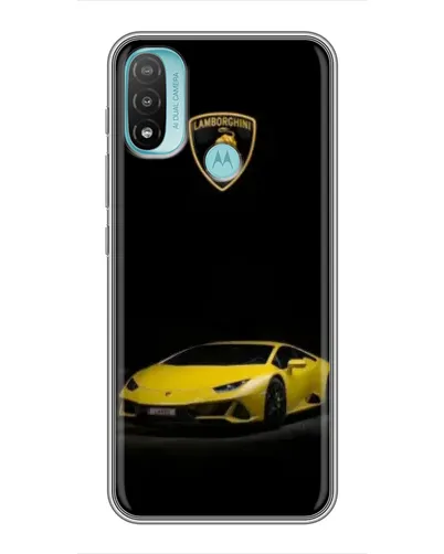 Чехол для Motorola MOTO E40 с картинкой «Lamborghini желтый акцент» Чехол для Motorola MOTO E40 с картинкой «Lamborghini желтый акцент»