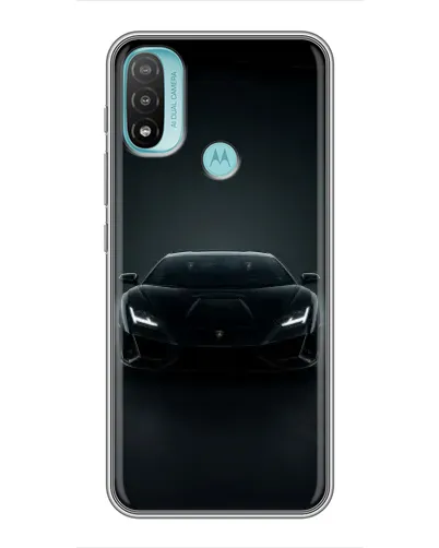 Чехол для Motorola MOTO E40 с картинкой «Черный Lamborghini Aventador» Чехол для Motorola MOTO E40 с картинкой «Черный Lamborghini Aventador»