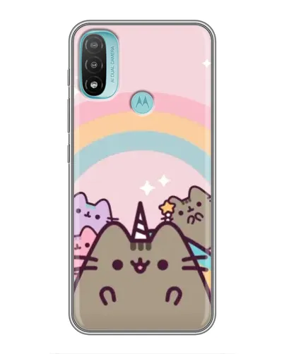 Чехол для Motorola MOTO E40 с картинкой «Единорог Pusheen» Чехол для Motorola MOTO E40 с картинкой «Единорог Pusheen»