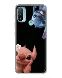 Чехол для Motorola MOTO E40 с картинкой «Фиолетовый туман роз»